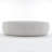 Simona Kidney-Shaped Grounded Curved 3-Seat Sofa
