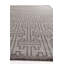 Bamboo Silk Geometric Area Rug in Brown-25856117
