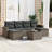 Vidaxl Garden Sofa Set PE Rattan Large Modular Garden Sofa Set