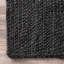 Tapis noir en jute touffeté à la main Bernyce-1989278720