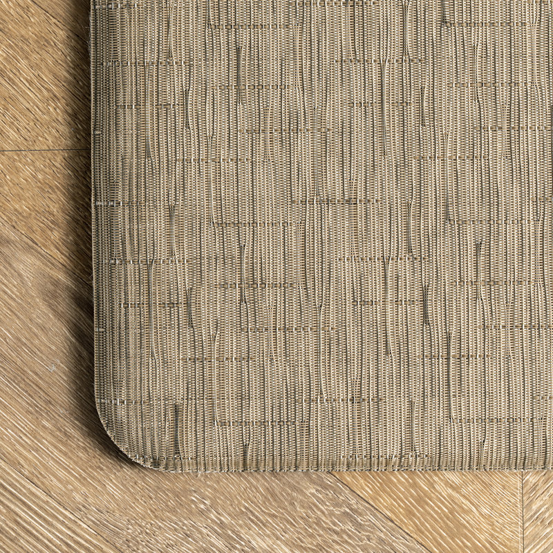 Tapis anti-fatigue Prudenville, Rectangle 1 pi 6 po x 2 pi 6 po, Beige