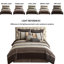 Ensemble d'édredon en microfibre moderne et contemporain de 8 pièces Avalon-486908241-520130778