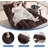 Wide Modern And Overstuffed Soft Oversize Rocker And Swivel Manual Recliner (Set Of 2)-1484068345