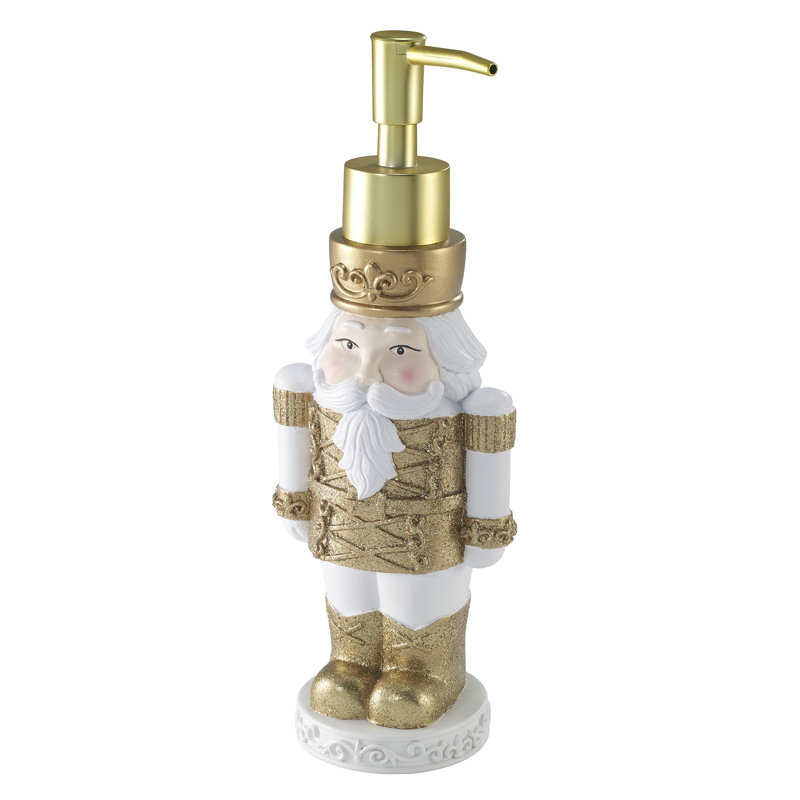 Christmas LP Nutcracker Gold Lotion Pump