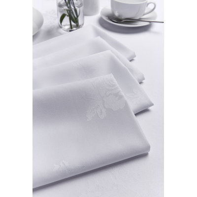 Ishaan Polyester Floral Square Napkin