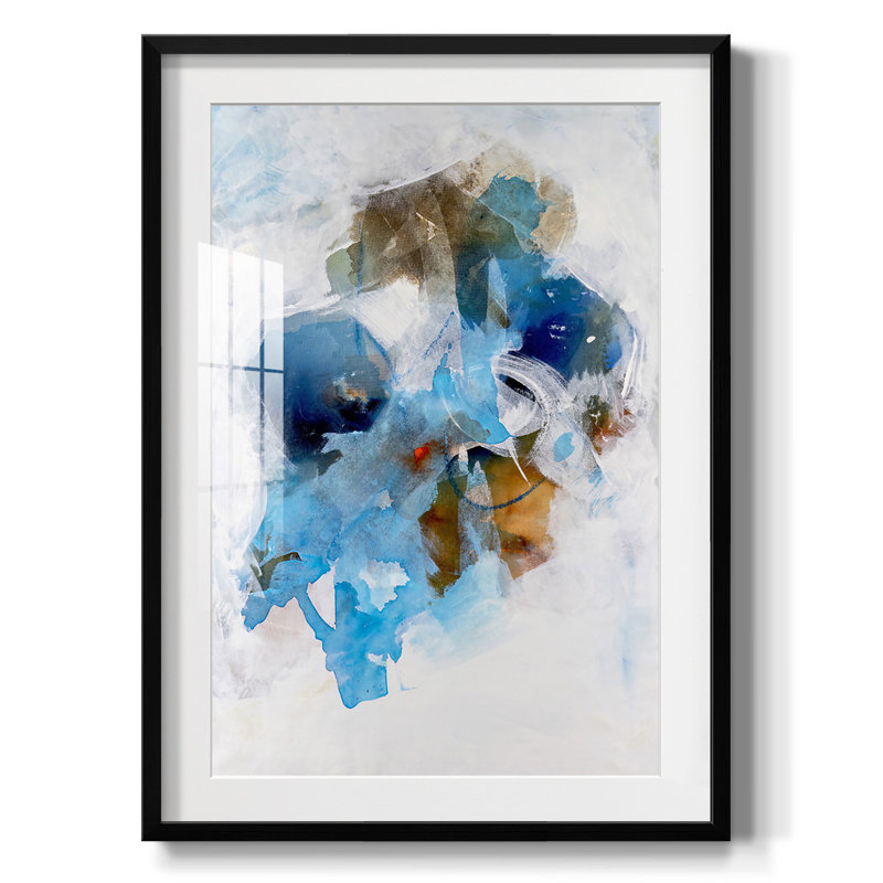 Misty Blue I - Impression encadrée, Noir, H 28,5 po x l 20,5 po