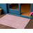 3' X 5' Pink And Ivory Chevron Washable Indoor Outdoor Area Rug