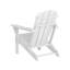 Chaise pliante Mallette Adirondack en PEHD à texture de bois avec porte-gobelet-103547252