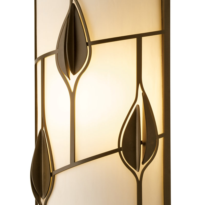 Alison 1 - Light Flush Mount Sconce, Dark Smoke