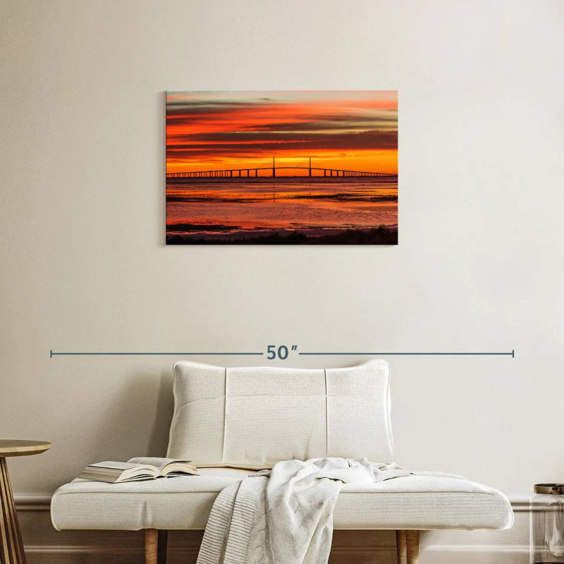 Lilie Sunshine Skyway Bridge Sunrise, H 20 po x l 30 po