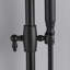 Système de douche à pluie et à main 8 po en noir mat avec option de débit à double tête en laiton 2,5 GPM-117439729
