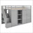 Functional Loft Bed With 3 Shelves
