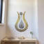 Ayatul Kursi Tulip-Shaped Shiny Metal Wall Art-919685818