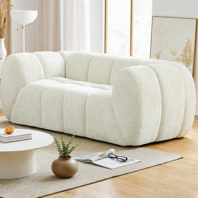 Canapé en nuage matelassé Chenille Pure Foam