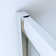 37.5" - 38" W x 72" H Double Sliding Framed Round Shower Enclosure with 1/4" Clear Tempered Glass