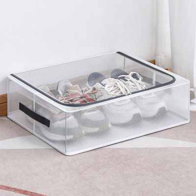 2 Pair Stackable Shoe Storage Box