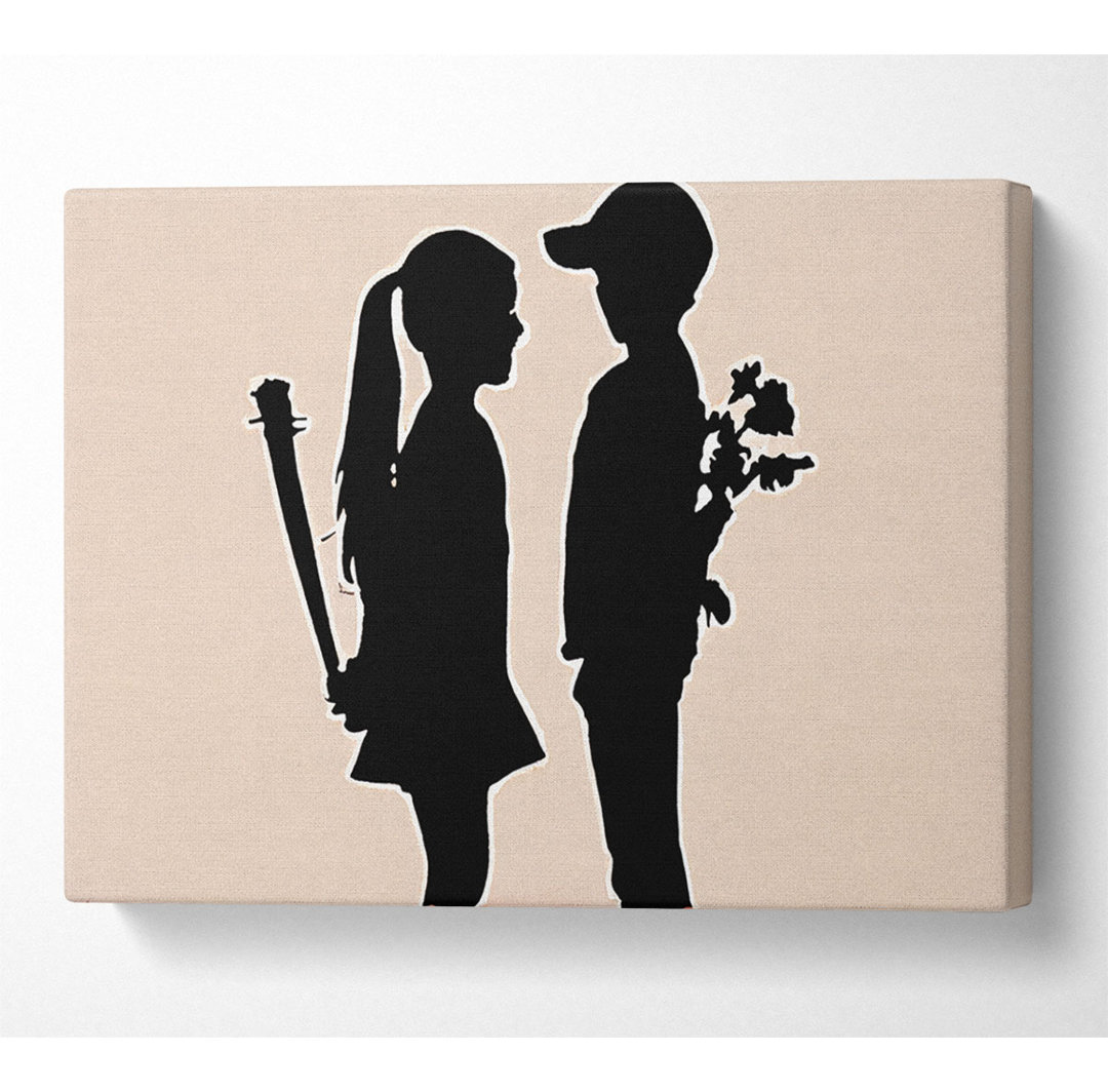 Love War Kids - Kunstdrucke auf Leinwand - Wrapped Canvas