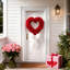 Kbndieu 35 X 72 In Valentines Day Door Cover Valentines Day Door Curtain Valentines Day Door and Wall Decoration Festival Party Decoration-945639778