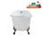 57.5'' x 29.5'' Soaking Acrylic Bathtub-83636129-83636119
