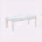 Silver Mirrored Coffee Table with Vintage Carved Elements