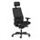 HON Ignition 2.0 Task Chair with Headrest, Limited Recline Synchro-Tilt, Black Frame, Black