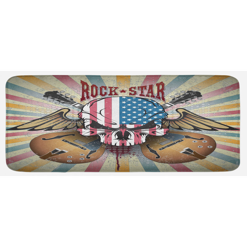 Tapis de cuisine guitare