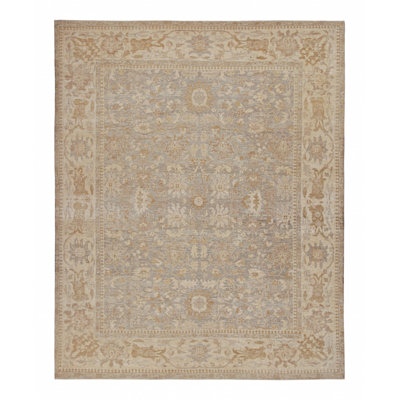 Oushak Hand Knotted Floral Area Rug