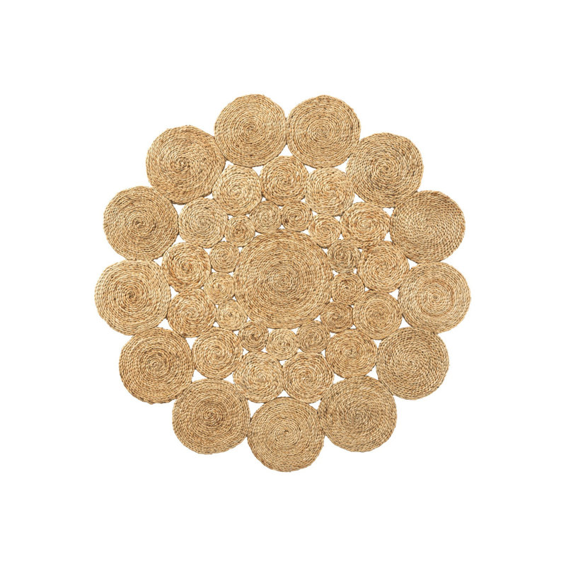 Round Amadio Hand Woven Indoor / Outdoor Area Rug, Round 4'11"