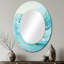 Miroir mural Teal Storm and Wave Expression II - Coastal-1216886735