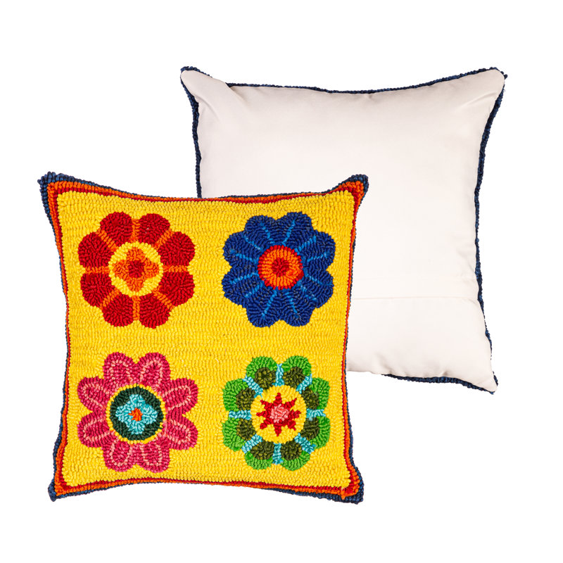 Floral Outdoor Throw Pillow