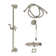 Kingston Brass Made To Match Shower System With Slide/Grab Bar And Hand Shower