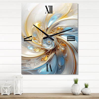 Horloge murale surdimensionnée Whirling