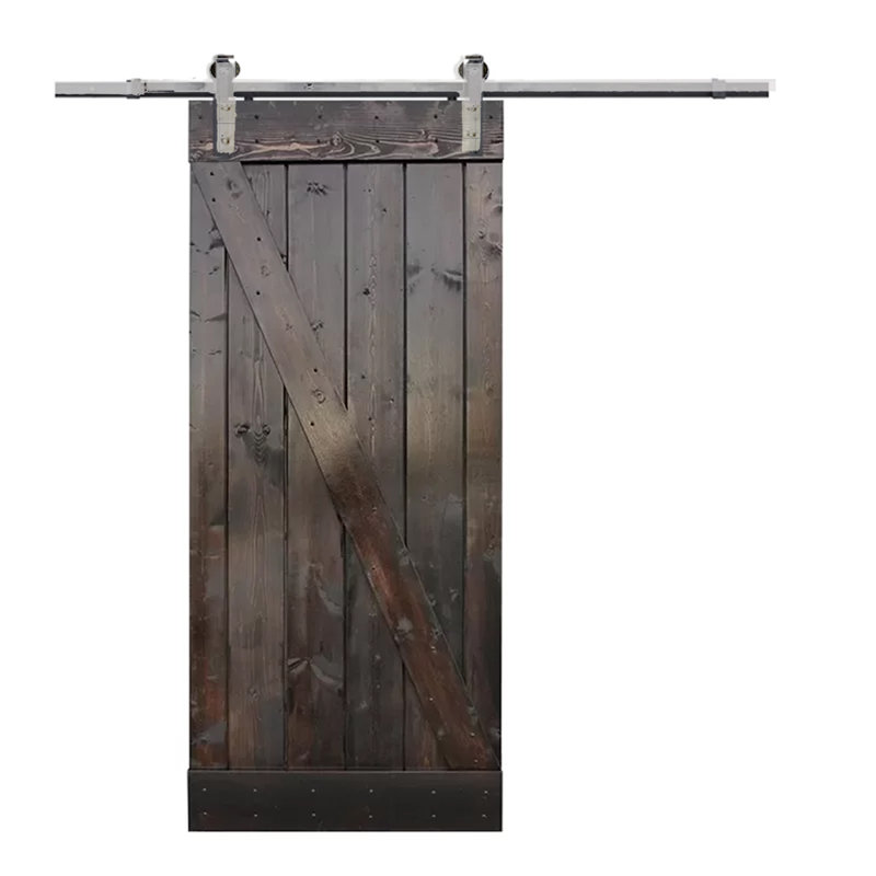 Panelled Wood Primed Barn Door