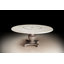 71" Beech Solid Wood Pedestal Dining Table
