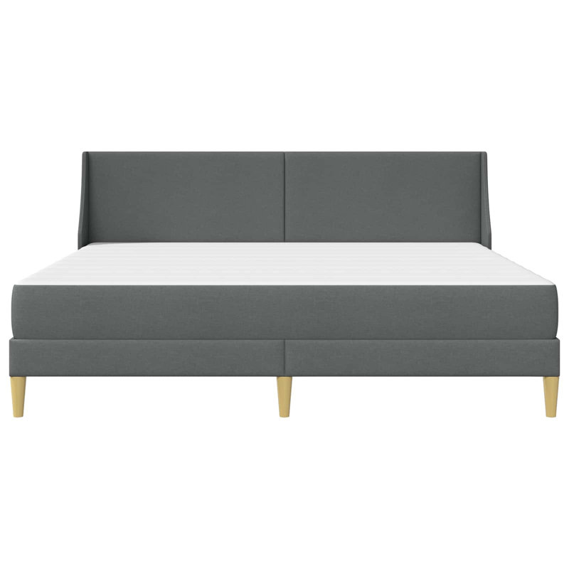 Bed, Dark Grey, Super King (6')