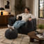 Fauteuil à billes Soft avec repose-pieds-1567980757