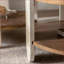 Table basse en bois massif de style Palace pour le salon, rangement double couche et amp; Assemblage facile