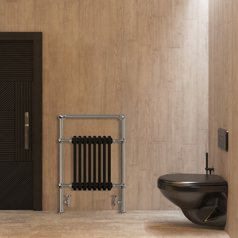 Maccharles Traditional Towel Rail Heated Towel Rails, Black