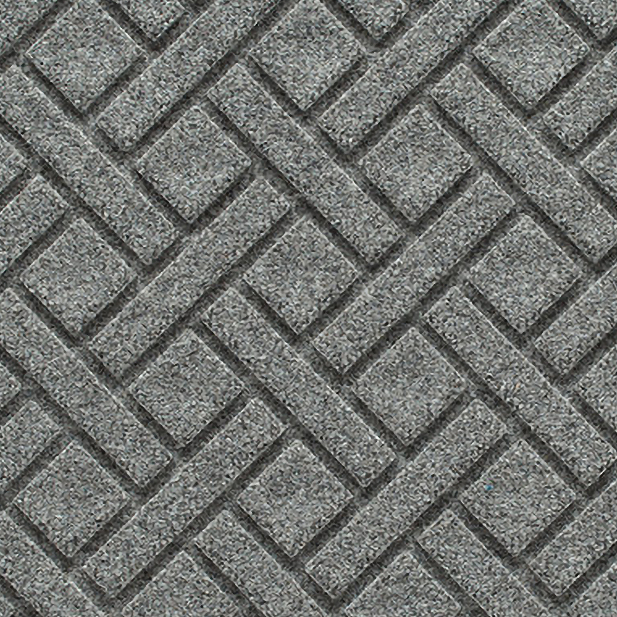 Waterhog Lattice Indoor Outdoor Door Mat, 0.375" H x 60" W x 36" D, Medium Gray