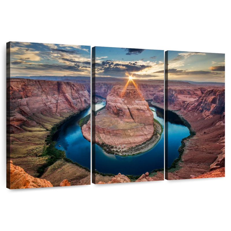 Alvord Horseshoe Colorado River, 20" H x 33" W