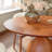 39/47 Inch Round Solid Wood Dining Table For 2-4 Farmhouse Kitchen Table-2098215224