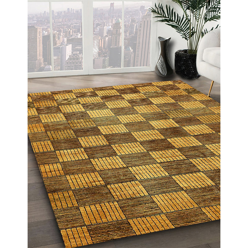 Abstract Indoor Rug, Rectangle 4' x 6'