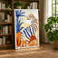 Zebra And Palms Boho - Print-136723507-136723506
