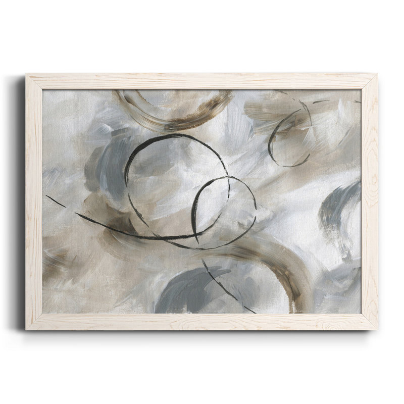 Allegro - Peinture sur toile encadrée, H 31 po x l 44 po x P 1 po, Toile blanche encadrée