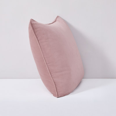 Terran Velvet Cotton Pillow Cover Dusty Pink