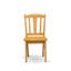 L'ensemble de salle à manger 3 pièces comprend une table de salle à manger ronde avec piédestal et 2 chaises en bois, chêne-1715758400-1715758401-1715758415