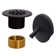 1-3/8" Fine Thread Bathtub Drain Trim with Trip Lever and Conversion Adaptor