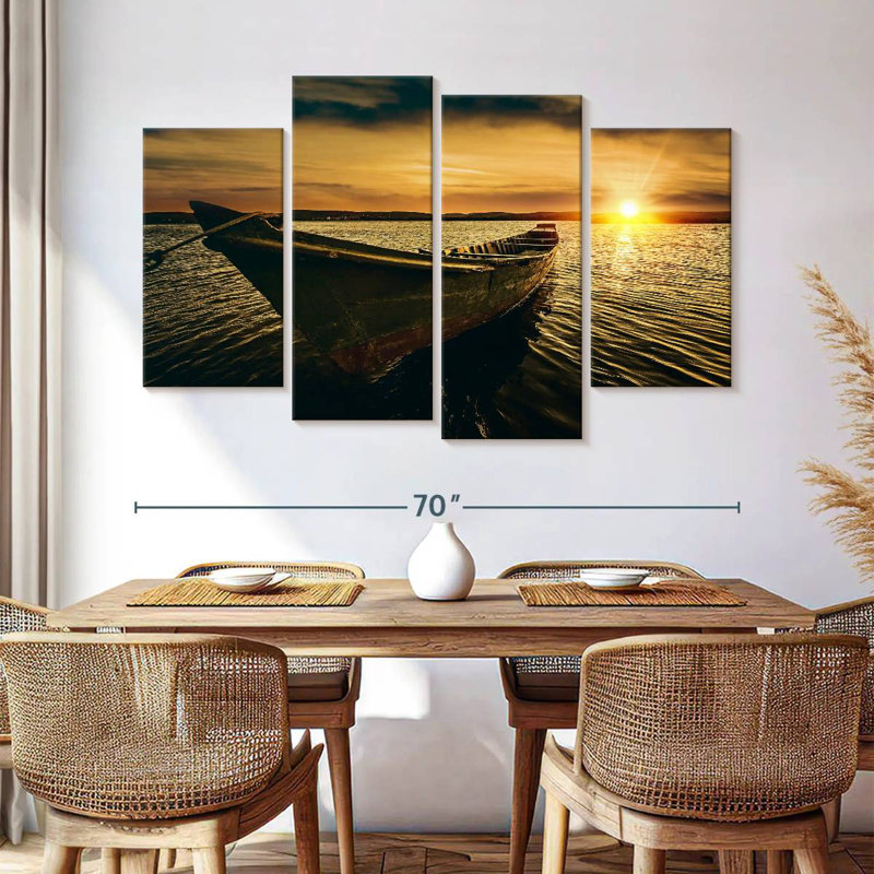Brazilian River Boat, 42" H x 68" W