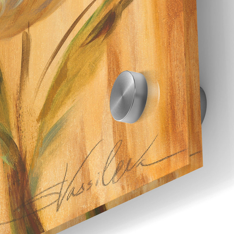  «Sunshine Mums 1» par Silvia Vassileva, art mural en verre acrylique, H 24 po x l 24 po x P 0,2 po