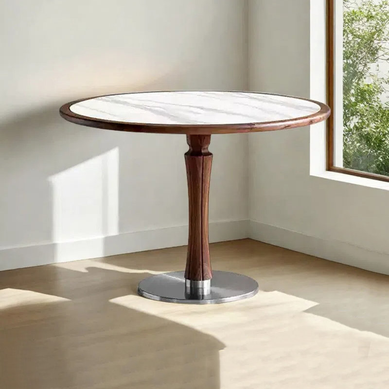 Small apartment simple round dining table